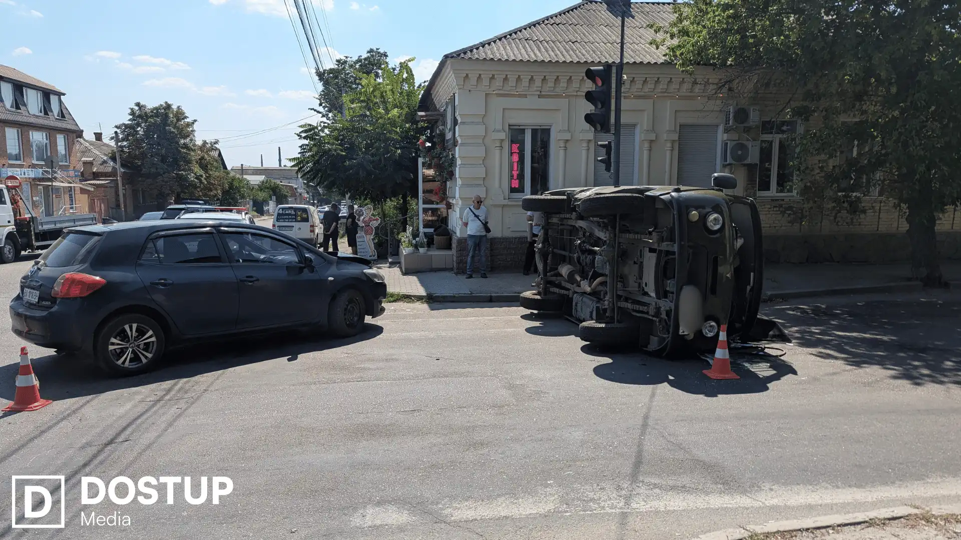 Зіткнулися автівки в Кропивницькому
