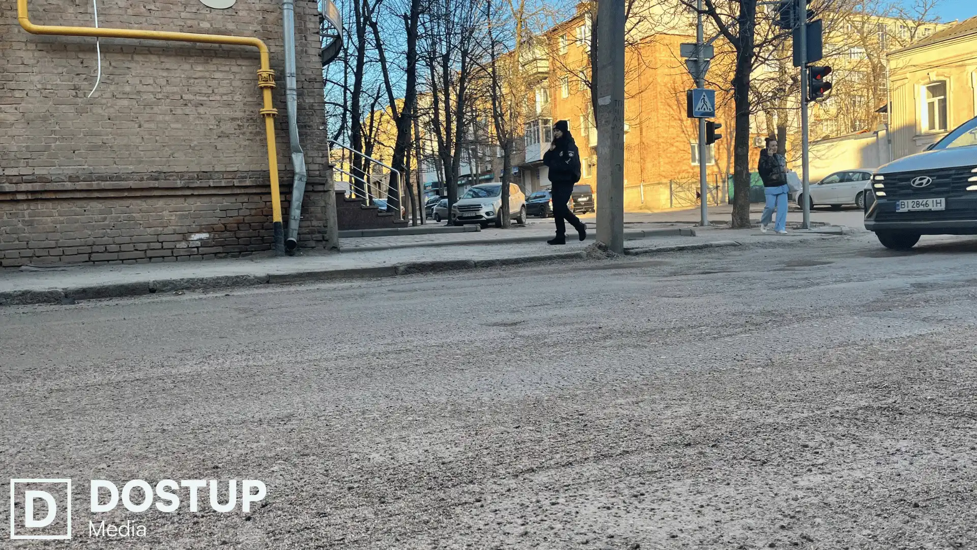 ями на вулиці Гоголя у Кропивницькому засипали