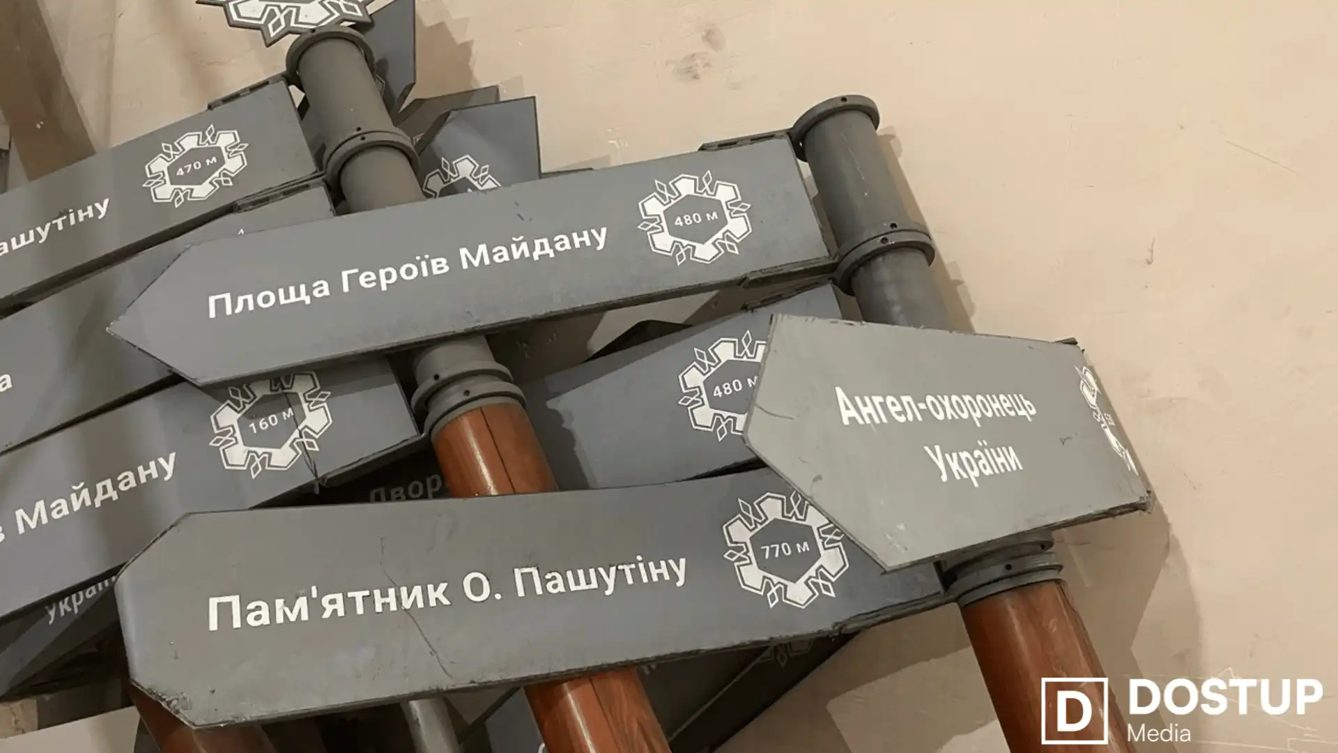 Вказівники для туристів у Кропивницькому