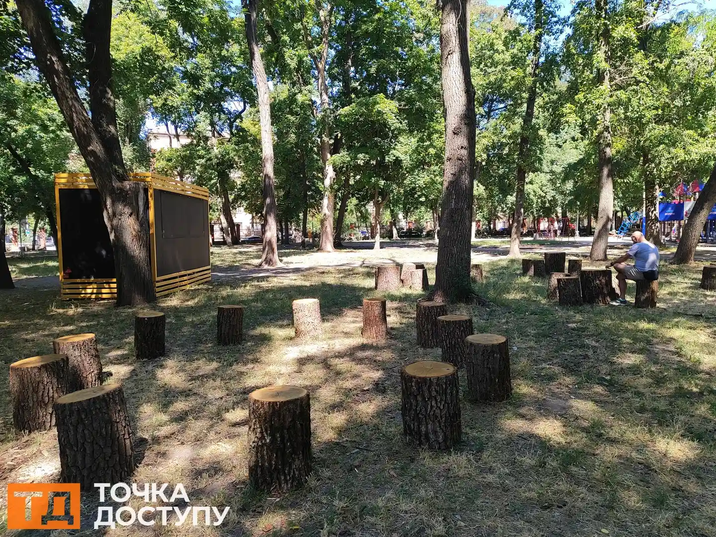 Кропивницький: літній кінотеатр та соціальну кав’ярню облаштовують у Ковалівському парку