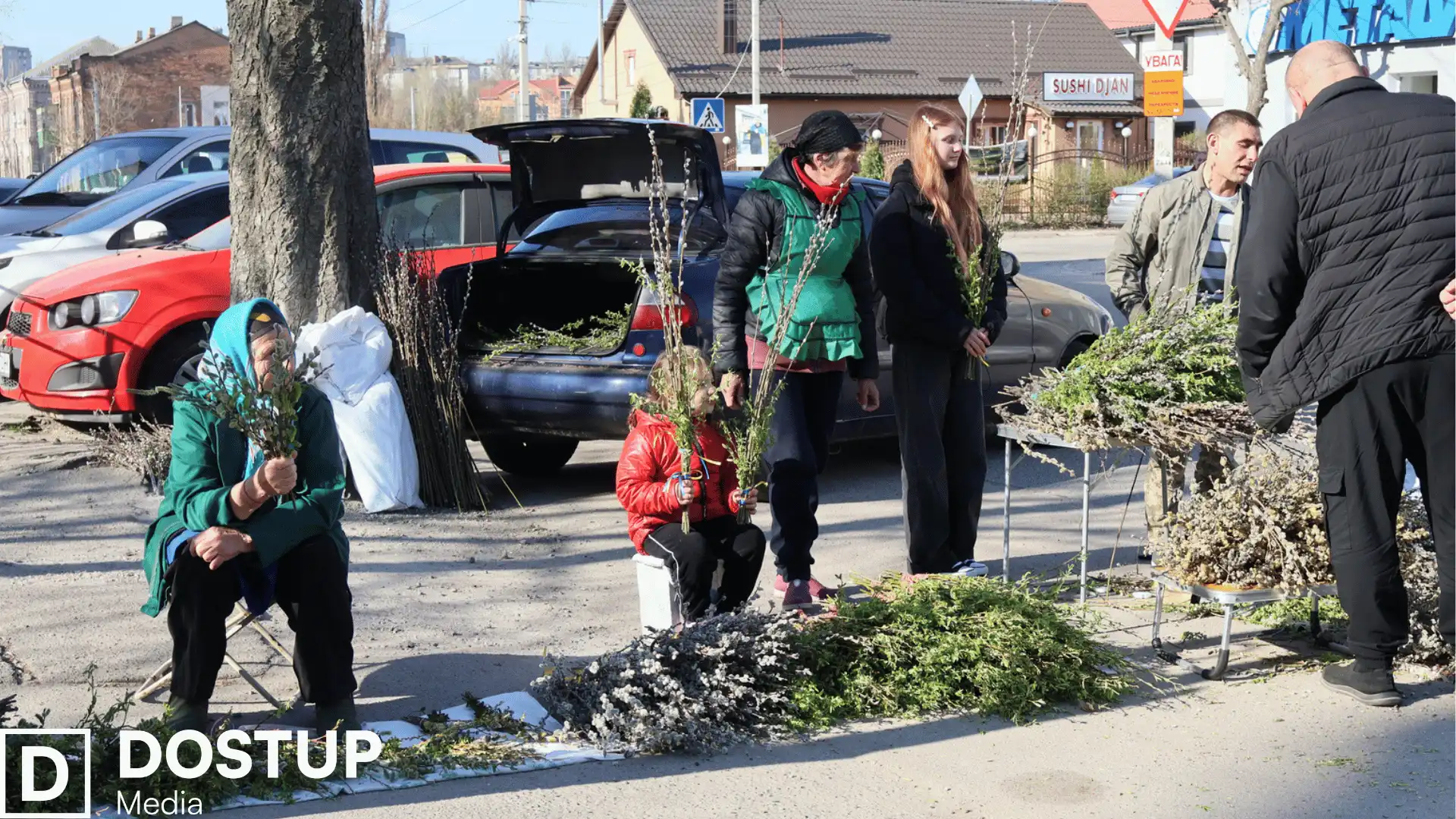 Вербна неділя у храмі Святого Володимира, Кропивницький