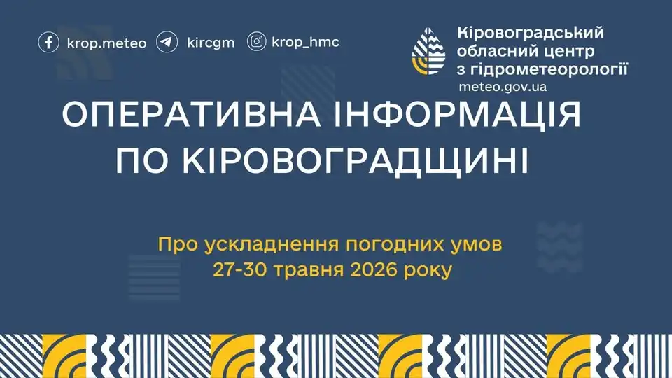 погіршення погоди у Кіровоградській області