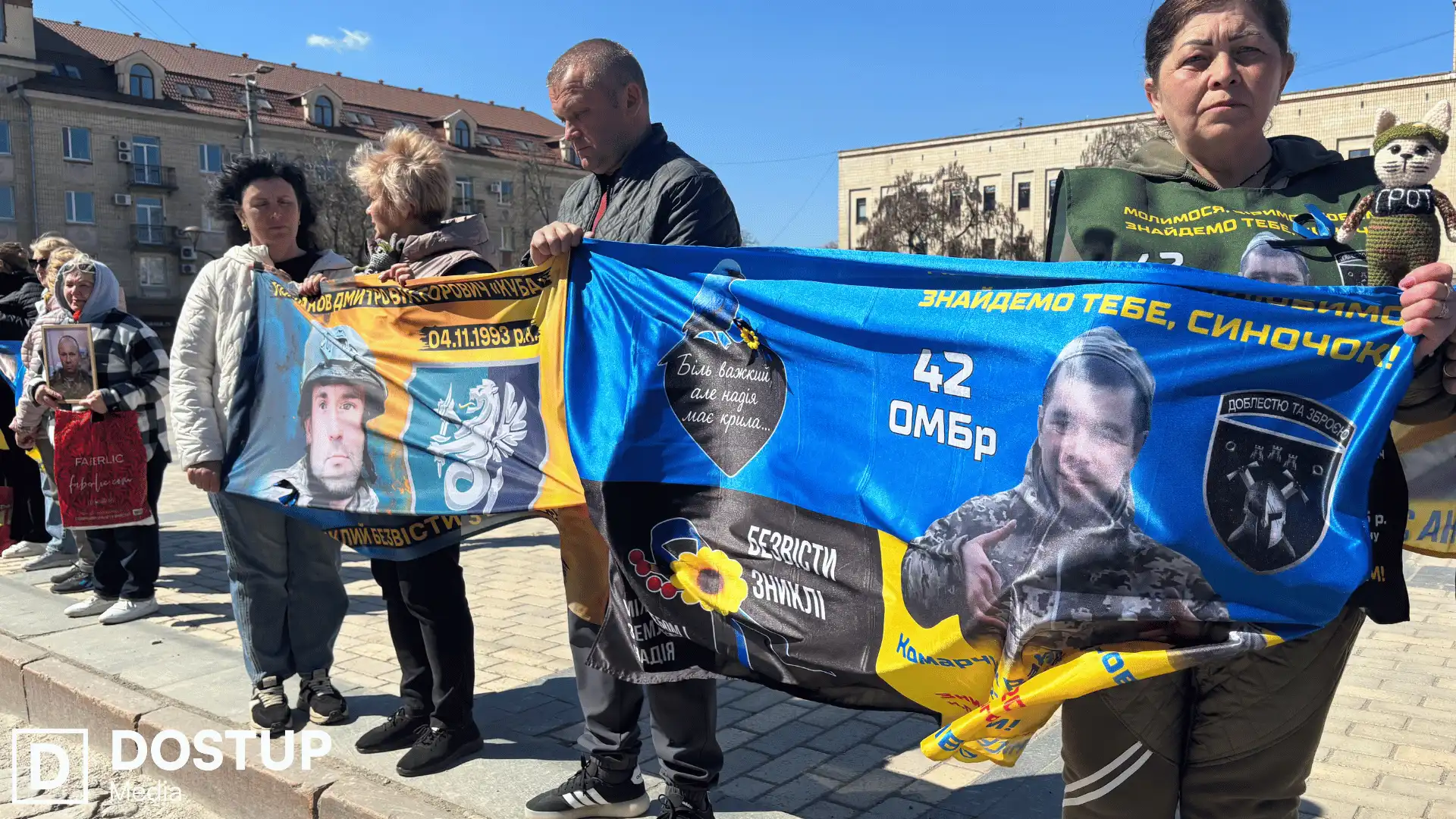 Акція "Не мовчи! Полон вбиває!" відбулася у центрі Кропивницького