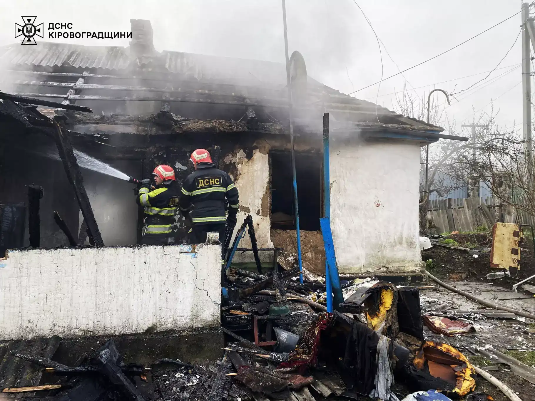 пожежа в Голованівську: чоловіка з опіками госпіталізували