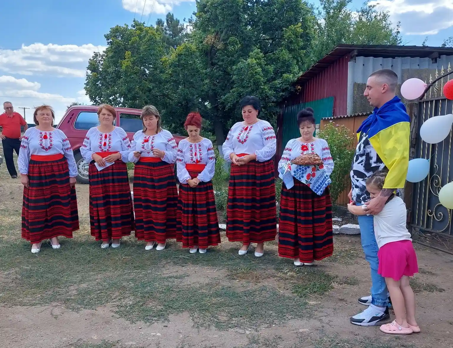 В Устинівській громаді зустріли захисника