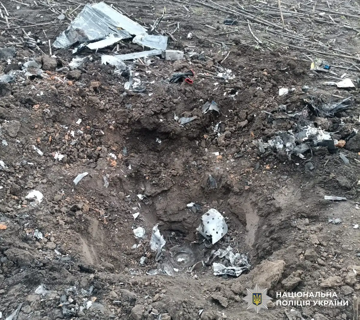 Росія атакувала Кіровоградщину ударними дронами: два з них не здетонували