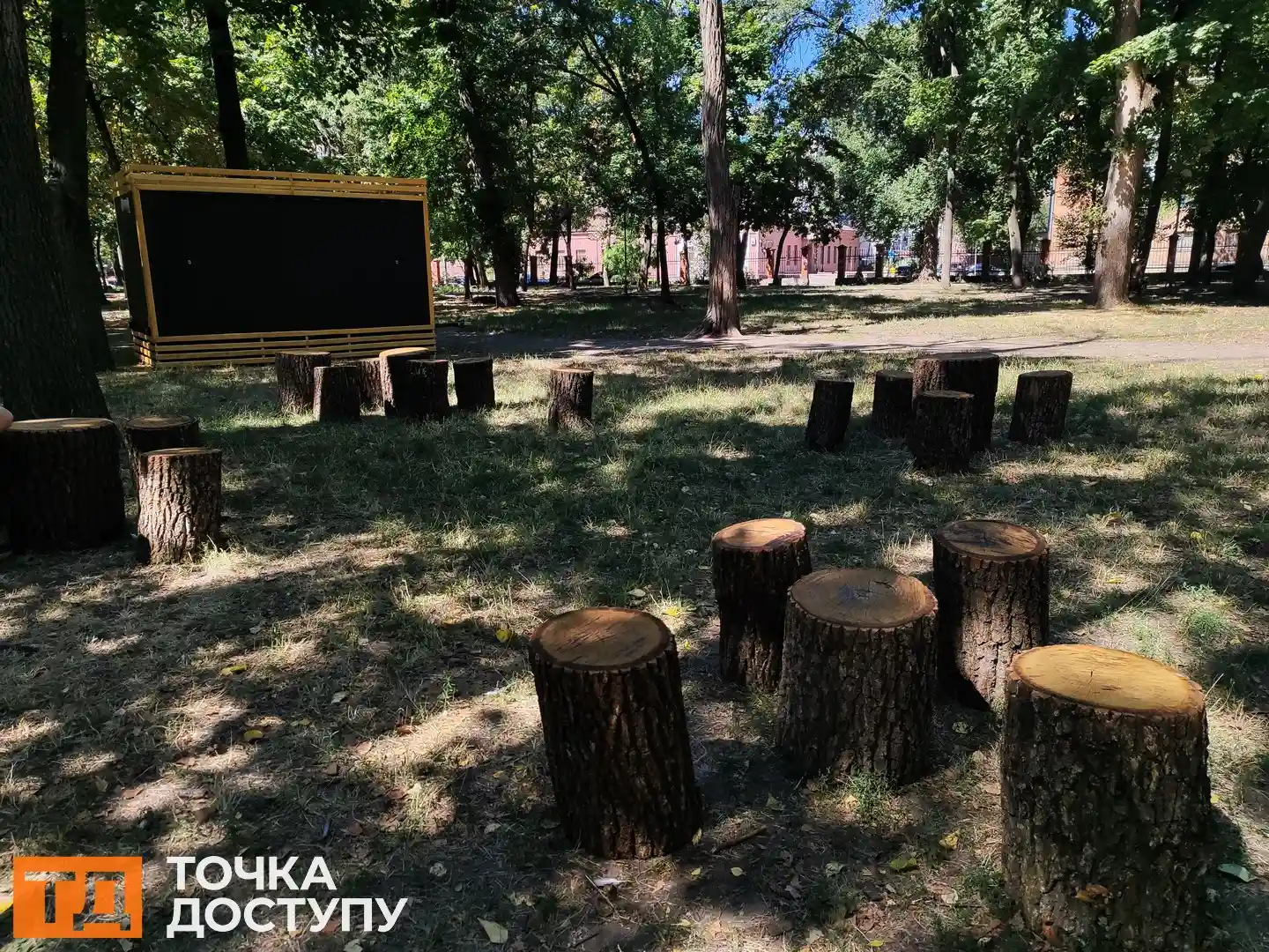Кропивницький: літній кінотеатр та соціальну кав’ярню облаштовують у Ковалівському парку