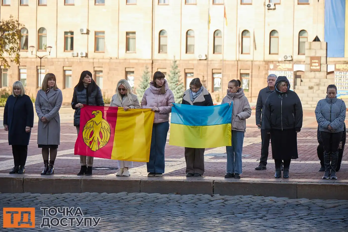 Мешканці Кропивницького прийшли вшанувати пам’ять воїна, який загинув на фронті.