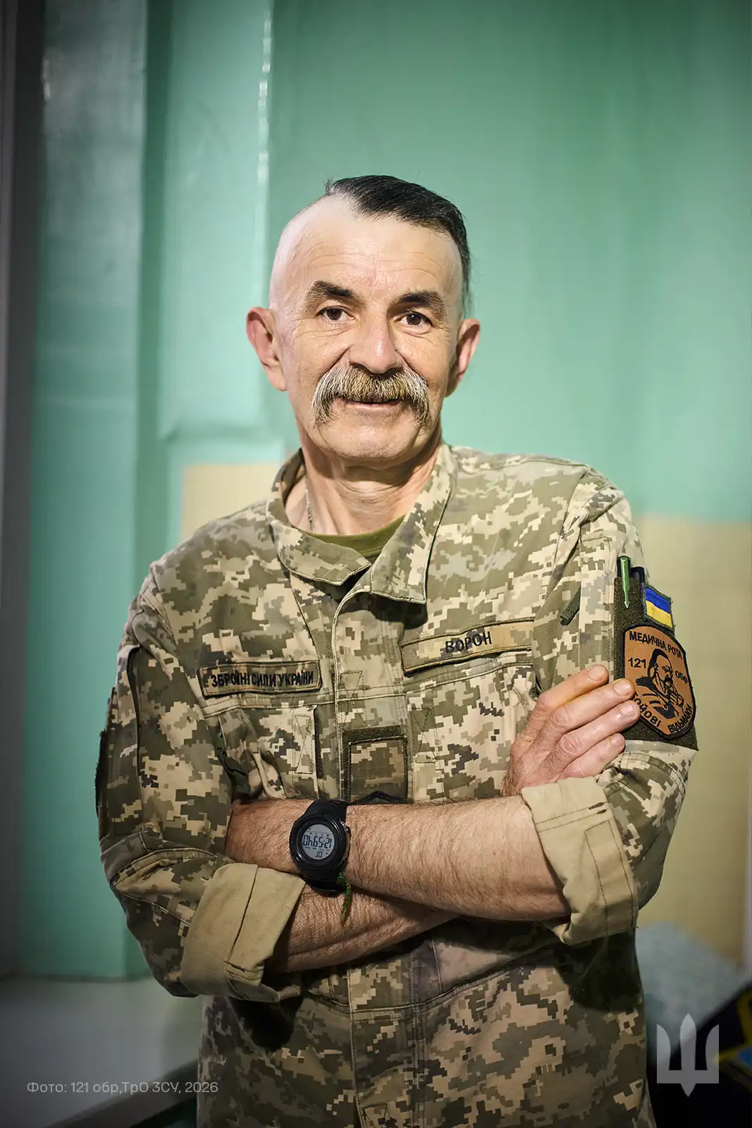 Олександр на псевдо Ворон - військовий медик 121 бригади тероборони